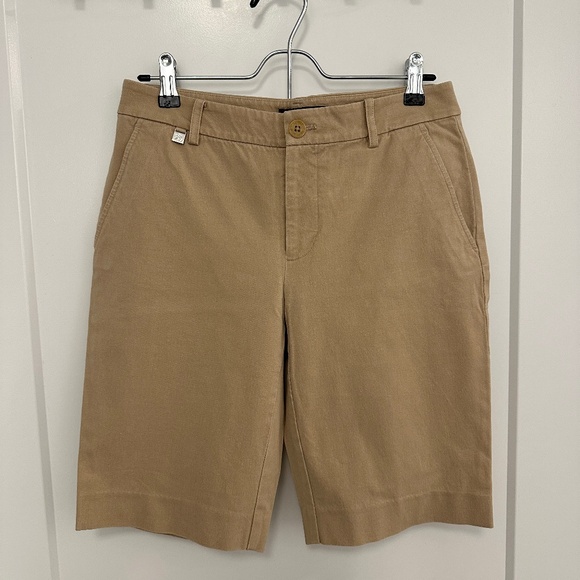 Ralph Lauren cotton blend shorts, size 2 - Picture 1 of 8